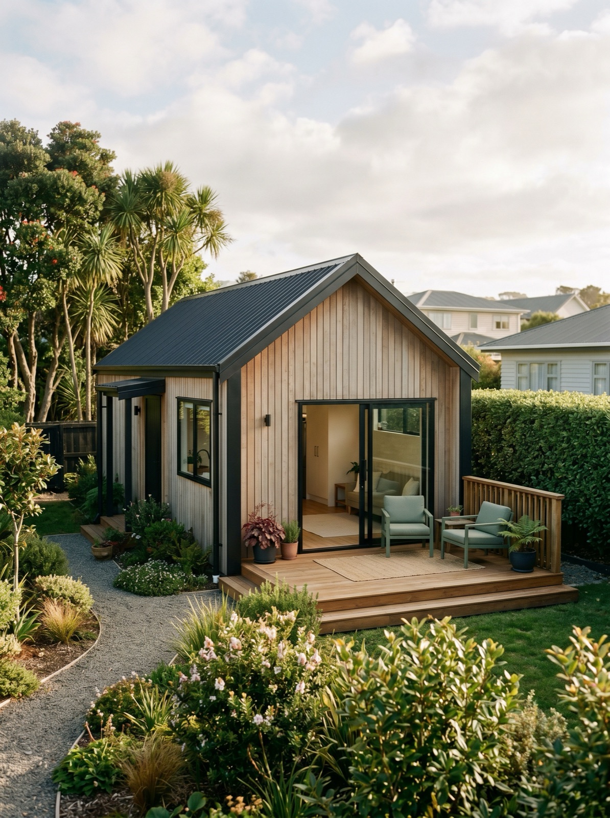A Seventy small home on a suburban section